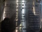 Unused- Welk Brothers Metal Production Tank,  Approximately 500 Gallon
