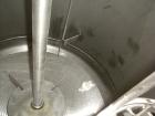 Used Whiting Metals Tank, 400 Gallon, 316 stainless steel, vertical. 48