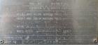 Used Whiting Metals Tank, 400 Gallon, 316 stainless steel, vertical. 48