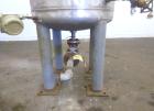 Used Whiting Metals Pressure Tank, 100 gallon, 304L Stainless Steel, Vertical. 24