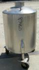 Used 60 Gallon Stainless Steel Will Flow Pressure Tank