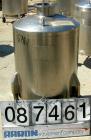 Used Will Flow Pressure Tank, 60 Gallon, 304 Stainless Steel, Vertical. 24