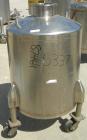 Used Will Flow Pressure Tank, 60 Gallon, 304 Stainless Steel, Vertical. 24