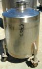 Used Will Flow Pressure Tank, 60 Gallon, 304 Stainless Steel, Vertical. 24