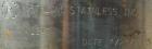 Used Will Flow Pressure Tank, 60 Gallon, 304 Stainless Steel, Vertical. 24