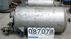USED: Wolfe mechanical tank, 275 gallon, 304 stainless steel, vertical. Approximate 36