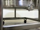 Used Stainless Steel Tank, Approximate 140 Gallon, Vertical. Approximate 32