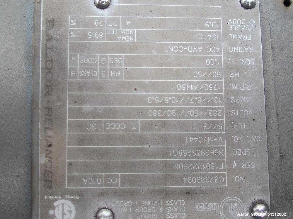 Unused Heritage BCast 1,000 Gallon Stainless Steel Storage Tank
