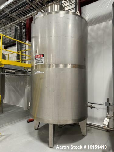 Approximately 1,800 Gallon Stainless Steel Tank