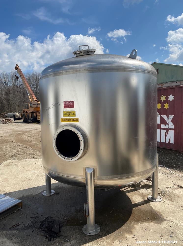 Used-Western Filter 2,000 Gallon 316 Stainless Steel Pressure Vessel