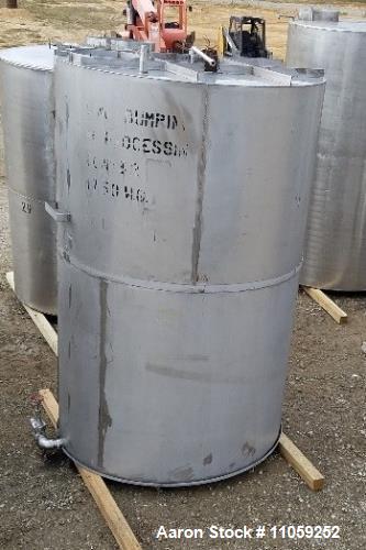 Used-Lot of 5 Stainless Steel Tanks