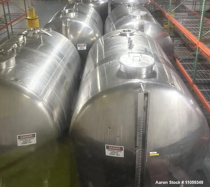 Used Potter & Rayfield Stainless Steel Horizontal Storage Tank – Style H