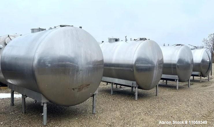 Used Potter & Rayfield Stainless Steel Horizontal Storage Tank – Style H