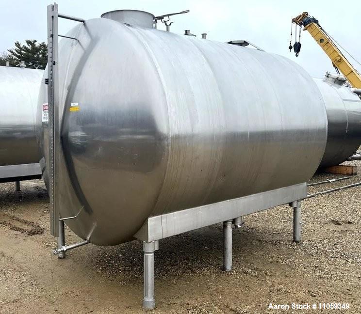 Used Potter & Rayfield Stainless Steel Horizontal Storage Tank – Style H