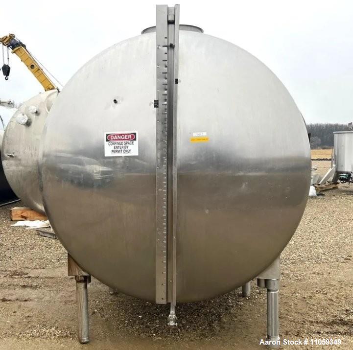 Used Potter & Rayfield Stainless Steel Horizontal Storage Tank – Style H