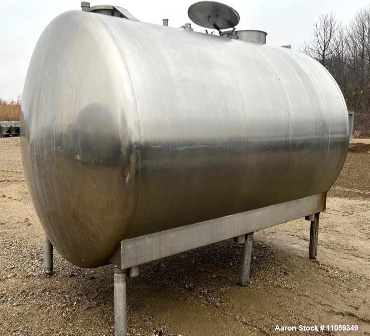 Used Potter & Rayfield Stainless Steel Horizontal Storage Tank – Style H