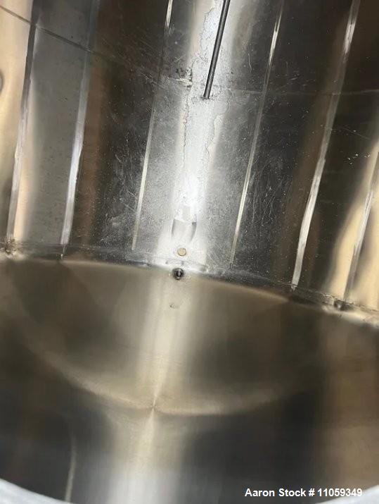 Used Potter & Rayfield Stainless Steel Horizontal Storage Tank – Style H