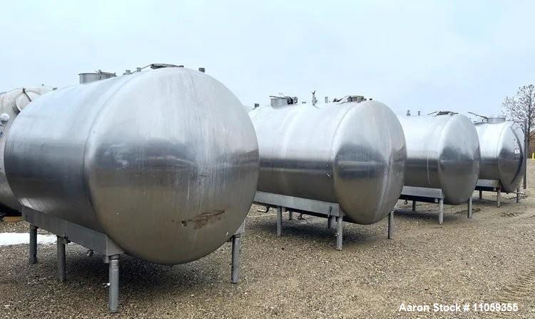 Used Potter & Rayfield 2800-Gallon Stainless Steel Storage Tank | Sanitary | CIP
