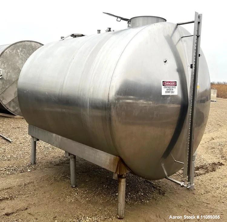 Used Potter & Rayfield 2800-Gallon Stainless Steel Storage Tank | Sanitary | CIP