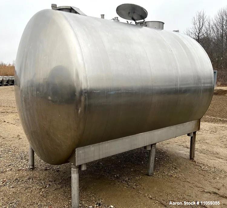 Used Potter & Rayfield 2800-Gallon Stainless Steel Storage Tank | Sanitary | CIP