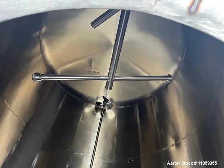 Used Potter & Rayfield 2800-Gallon Stainless Steel Storage Tank | Sanitary | CIP