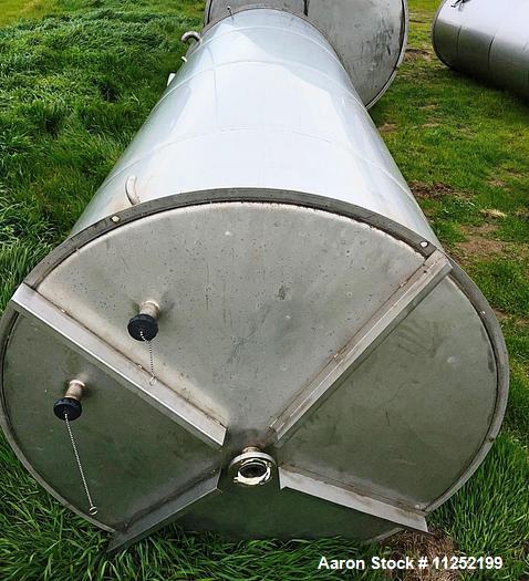 Used 2,400 Gallon Stainless Steel Single-Wall Storage Tank