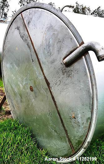 Used 2,400 Gallon Stainless Steel Single-Wall Storage Tank