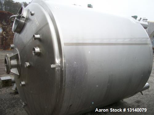 Used- 2000 Gallon (approximately), Sanitary 316 Stainless Steel Insulated Tank