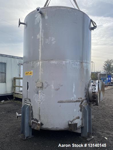 Used CMW Inc Approximately 4000 Gallon Stainless Steel Vertical Storage Tank