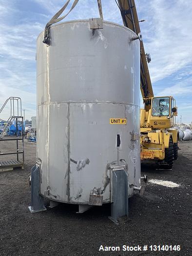 Used-CMW Inc Approximately 4000 Gallon Stainless Steel Vertical Storage Tank