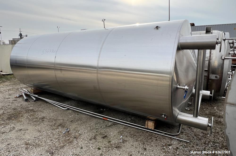 ABS Commercial 140BBL (4,340 Gallon) Stainless Steel Vertical Jacketed Tank