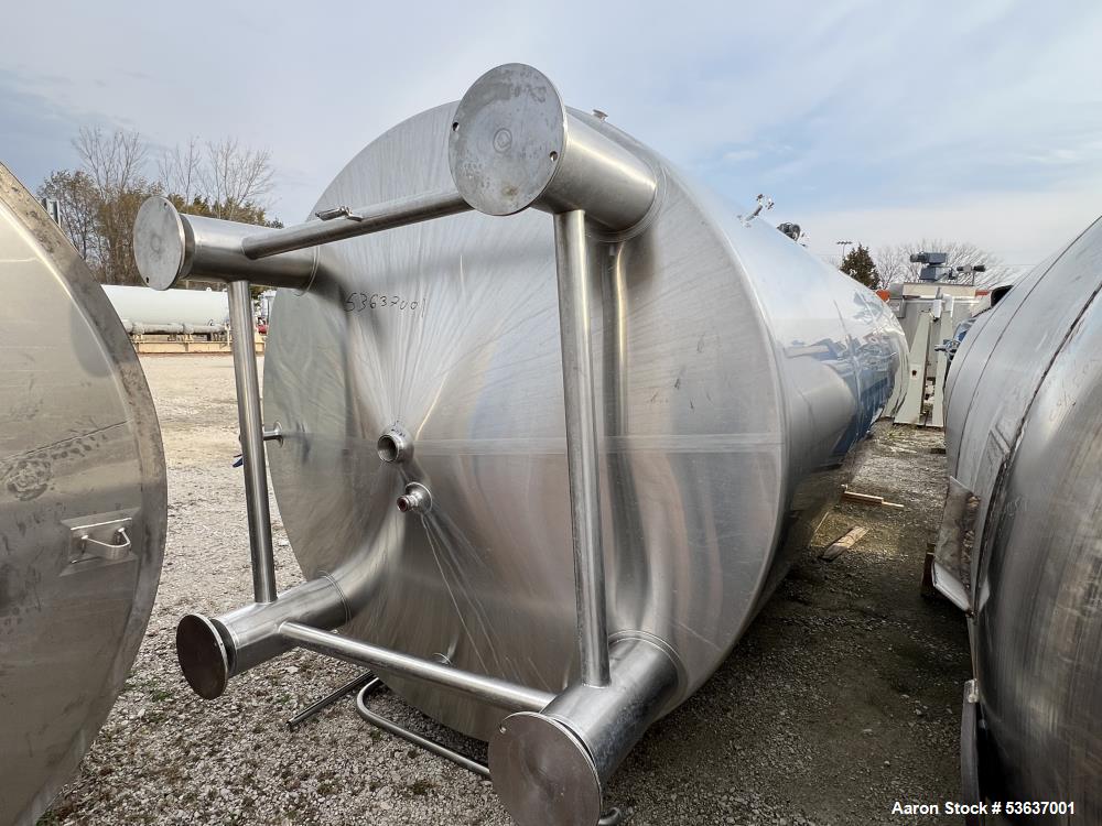 ABS Commercial 140BBL (4,340 Gallon) Stainless Steel Vertical Jacketed Tank