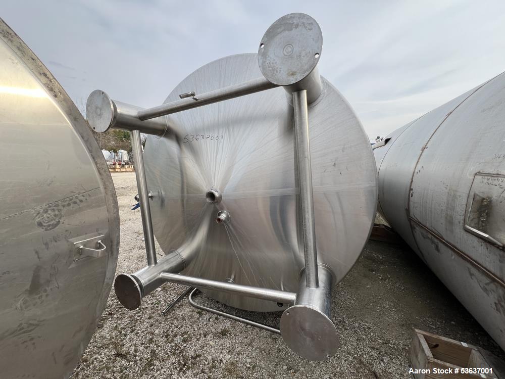 ABS Commercial 140BBL (4,340 Gallon) Stainless Steel Vertical Jacketed Tank