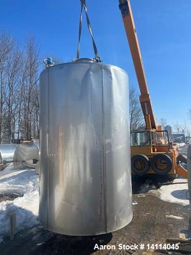 2000 Gallon Insulated Stainless Steel Tank