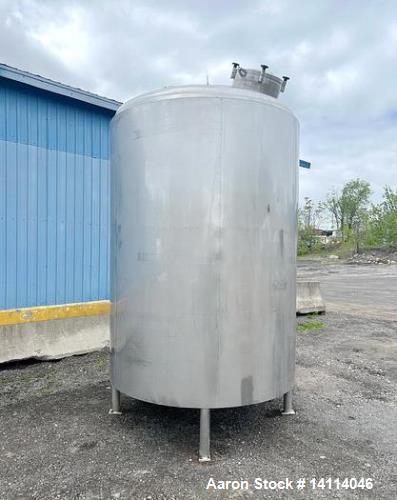 2000 Gallon Jacked Tank. 316 Stainless Steel