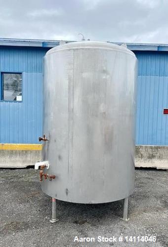 2000 Gallon Jacked Tank. 316 Stainless Steel