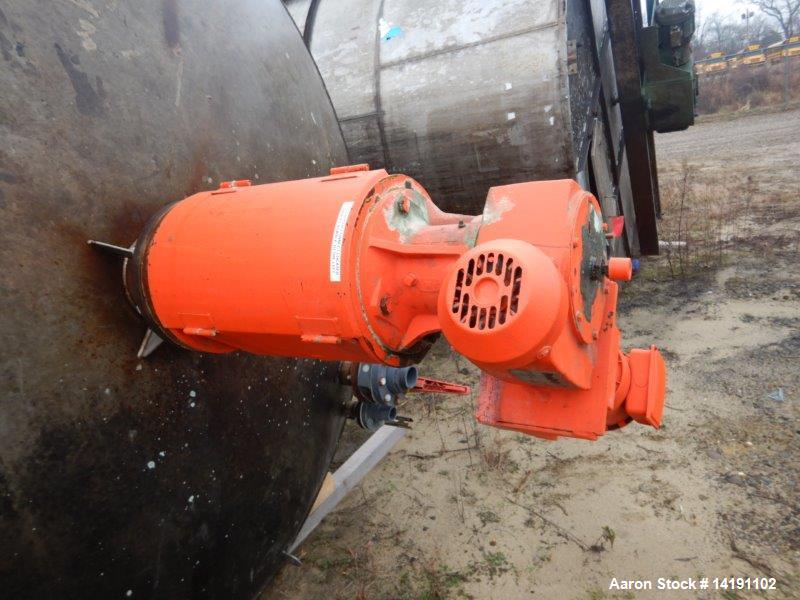 Used Stainless Steel Mix Tank, 3400 Gallon