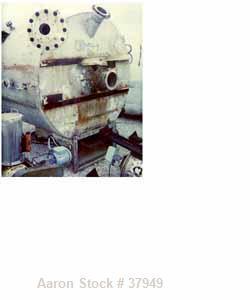 USED: McIver Smith 1000 gal vertical tank. Flat top, dished bottom. The tank includes the following nozzles: top (1) 10" flanged, (1) 6" flanged, (1) 8" flanged center for agitator, 16 x 30" charging...
