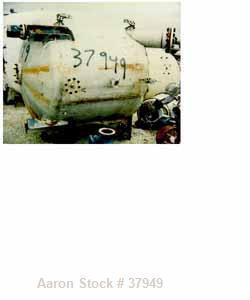 USED: McIver Smith 1000 gal vertical tank. Flat top, dished bottom. The tank includes the following nozzles: top (1) 10" flanged, (1) 6" flanged, (1) 8" flanged center for agitator, 16 x 30" charging...