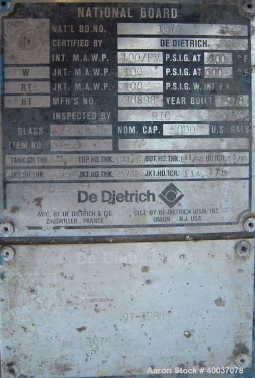 Used: Buckley Iron Works pressure tank,1400 gallon, 304 stainless steel, vertical. 72" diameter x 72" straight side, dished top and bottom. Internal rated 15 psi at  350 deg.f.. Top entering off cent...
