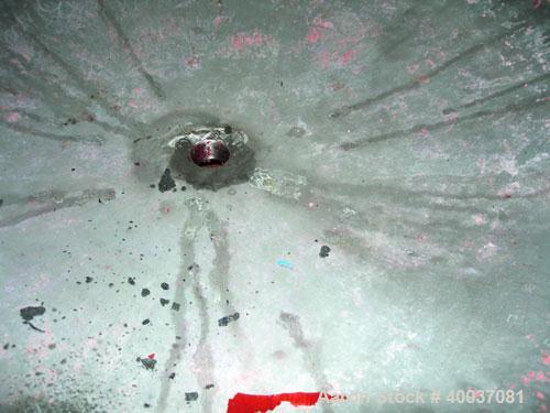 Used: Buckley Iron Works pressure tank, 1400 gallon, 304 stainless steel, vertical. 72" diameter x 72" straight side, dished top and bottom. Internal rated 15 psi at  350 deg.f.. Openings top 3", 2",...