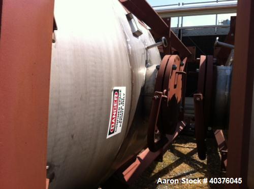 4200 Gallon Stainless Steel Vertical Tank.