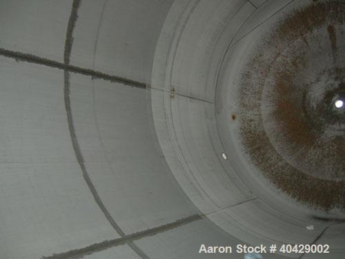 Used Northland Stainless pressure tank, 4800 gallon, 316 stainless steel, vertical. 101 1/2" diameter x  10'7" straight side, dished top and bottom. Internal rated FV and 35 psi at 200 deg F. Opening...