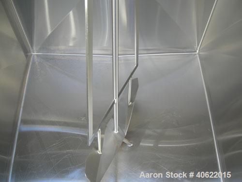 Used Cherry Burrell 4 compartment tank, approximately 350 gallons each, 304 stainless steel.  Each compartment measures 39" long x 45" wide x approximately 46" deep.  Flat top, sloped bottom.  Each c...