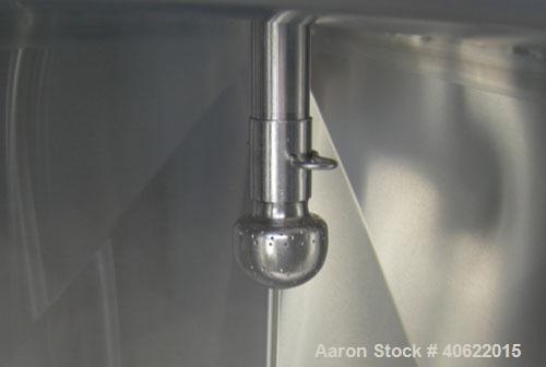 Used Cherry Burrell 4 compartment tank, approximately 350 gallons each, 304 stainless steel.  Each compartment measures 39" long x 45" wide x approximately 46" deep.  Flat top, sloped bottom.  Each c...