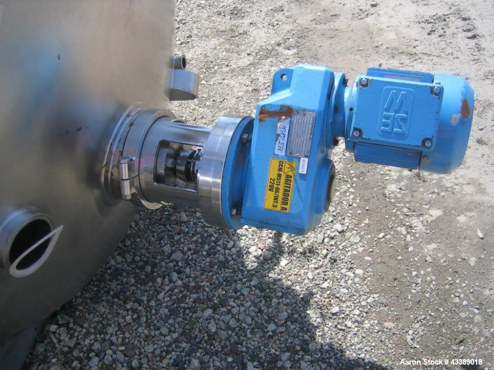 Used 1000 GAL DCI RECEIVER, S/S 30#