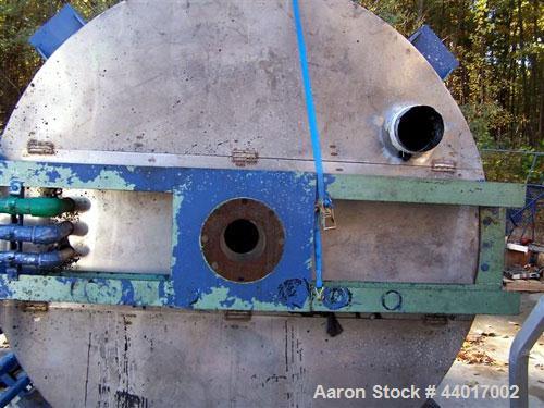 Used-Tank, 2,500 gallon, Stainless steel, vertical, open top. With Top mount Lightnin Agitator.