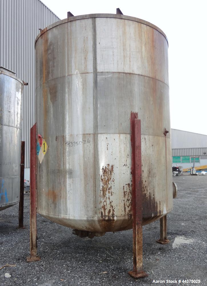 Used 4000 Gallon 316 Stainless Steel Tank
