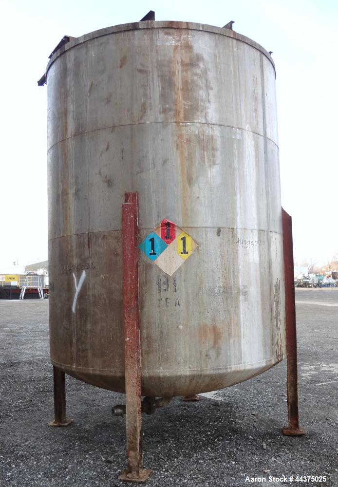 Used- 4000 Gallon 316 Stainless Steel Tank