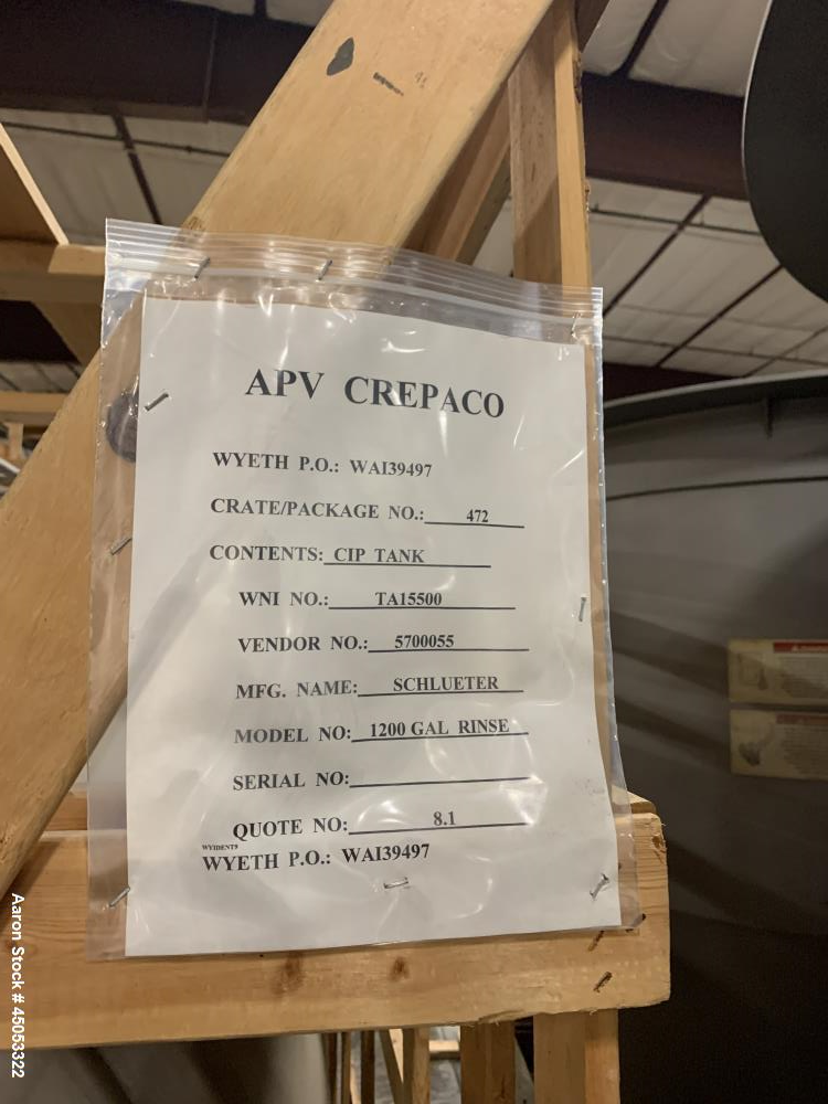 UNUSED- APV Crepaco Tank